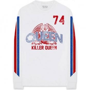 T-shirt lunga a righe Killer Queen '74 unisex adulto