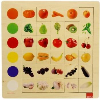 Kombinierte Farben & Früchte Jumbo-Spiel