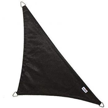 Toile d'ombrage triangulaire Coolfit 90° 5 x 5 x 7,1 m Noir