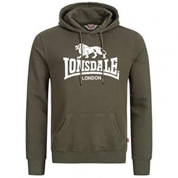 Lonsdale Hoodie Fremington Verde Talla L