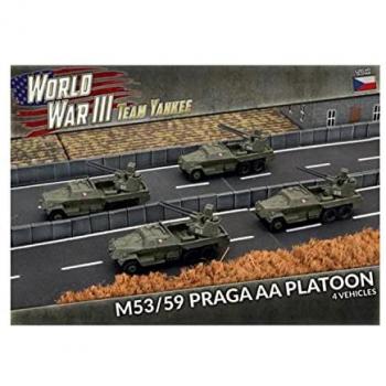 WWIII Battlefront Miniatures: Praga M53/59 AA Unit (4‑pack)