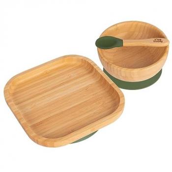 Olive Suction Dinnerware Set