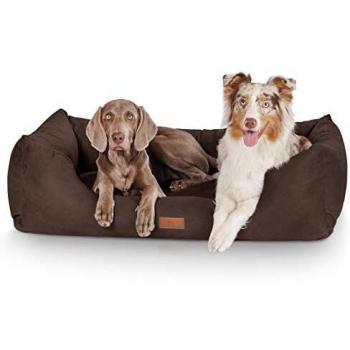 Knuffelwuff Tierbett Dreamline, Velours braun