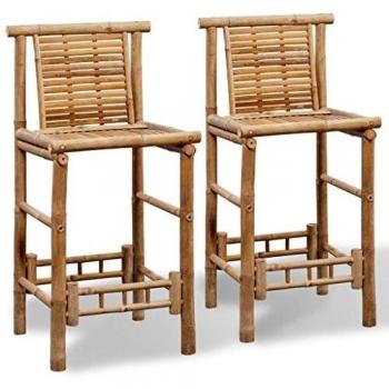 Arden Grace Bamboo Tropical Bar Stools (Pair)
