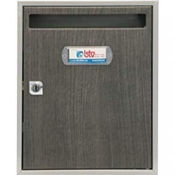 Buzón Teide Acero Gris Ceniza BTV 300x240x80 mm