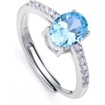 Anillo Viceroy Circonita Blanca y Azul
