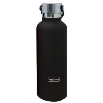 BOTELLA TERMICA DE ACERO 750ML NEGRA