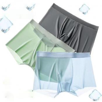Set de 3 Piezas de Ropa Interior Seda Antimicrobiana – Hombre, Verano