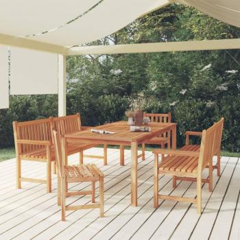 VidaXL 5-Piece Solid Wood Patio Dining Set