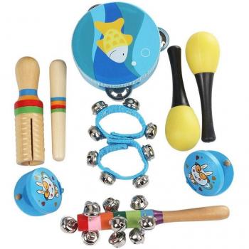 Juguete Rítmico: Kit con Guiro y Campanas
