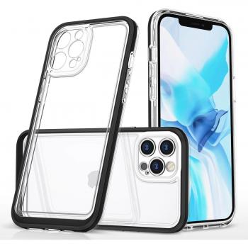3i1 Transparent Skal med Ram för iPhone 12 Pro
