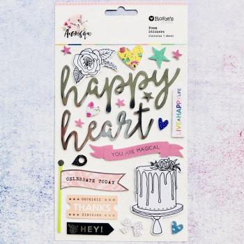 CRZCrafter Birthday Decoration Foam Stickers with Foil