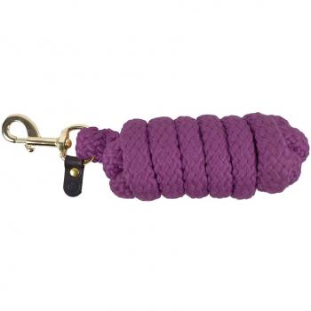 Longe tressée ronde Hansbo Sport EQL violet 2m