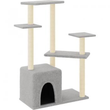 Torre de Muebles para Gatos con Poste de Sisal 107,5 cm