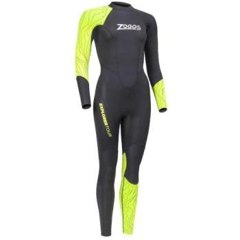Zoggs Femme Combinaison Néoprène Explorer Tour FS XL Noir Jaune