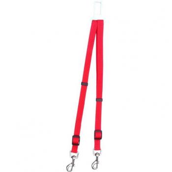 Ceinture de sécurité pour deux chiens