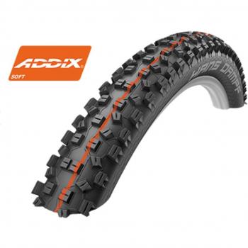 Schwalbe 27.5″ Addix Soft SuperG TL‑Easy Negro (2018)