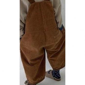 Pantalon Ample Velours à Écharpe