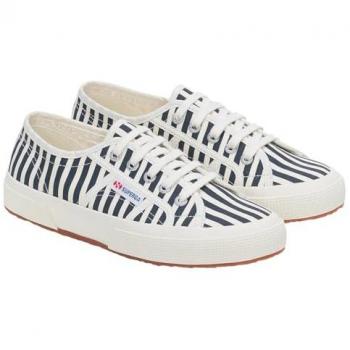 Baskets Superga 2750 rayées blanches