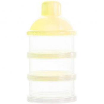 Three Layer Baby Formula Dispenser with Removable Sections
