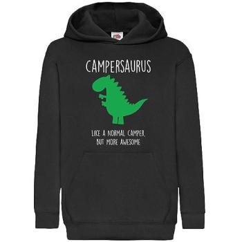 Small Black Rapid Rebrand Camper Dinosaur Jacket