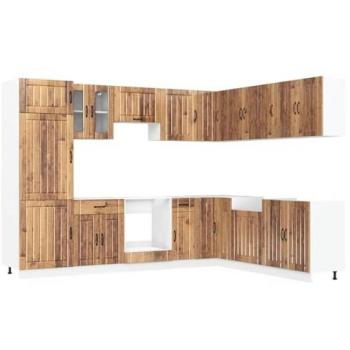 Mobili da Cucina Lucca 14 Pz – Design in Legno Antico