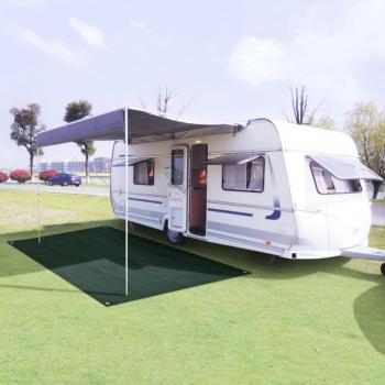 Tapis de caravane 200x200 cm Vert foncé