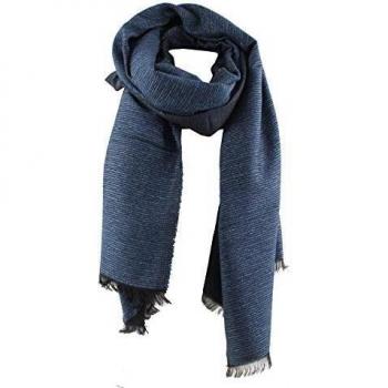 Bufanda de Lana Eferri, Talla única, Color Azul