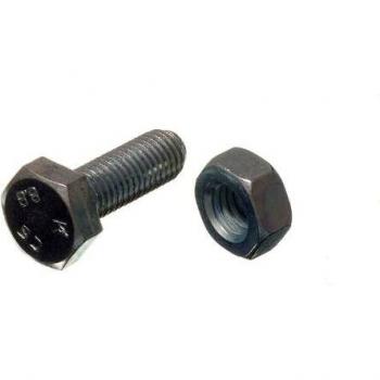 M10 Hex Bolt Set Screw 8.8 Grade Steel with Nuts BZP