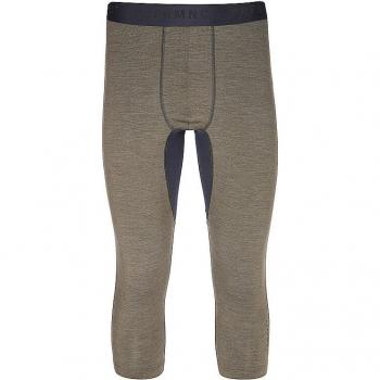 MEY Herren 3/4 Leggings Long John PRFRMNC+ in Oliv, Größe XL