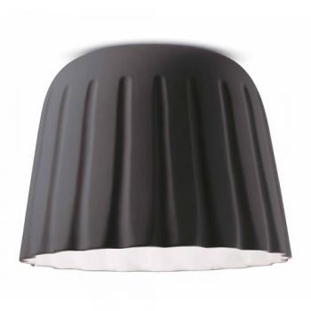 Ceramic Ceiling Light 29 cm Madame Gres Anthracite
