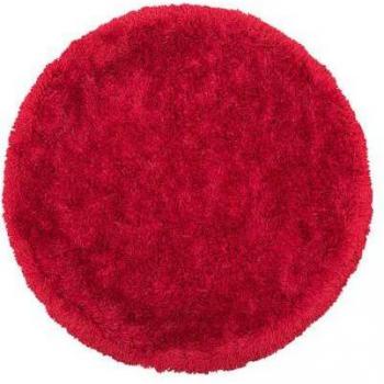 Tappeto Shaggy Rosso Ø 140 cm in Poliestere Cide