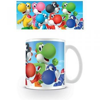 Taza de Super Mario con dibujo de Yoshi