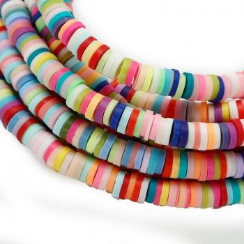 Perles d'espacement artisanales en argile polymère 3/4/5/6mm