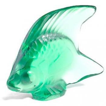 Lalique Mint Green Fish Figurine