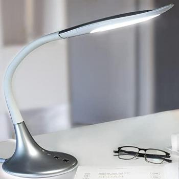 Cristal Record Silver LED Desk Lamp 10W Edition