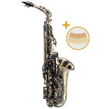 Sax Alto Classique AS-450 Jaune Ancien avec Étui