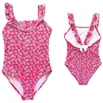 Estrella Tropical Traje Uniplaza para Niñas
