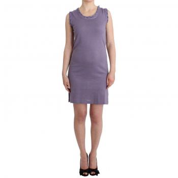 John Galliano Women's Purple Short Dress