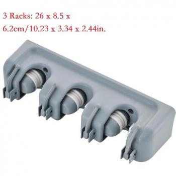 Wall Mounted Brush and Broom Hanger