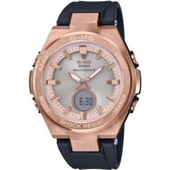 Casio Women’s Baby‑G MSG‑W200G‑1A1JF Solar-Enabled Wristwatch – Black Edition