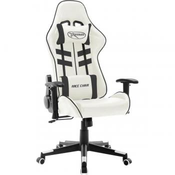 Silla de E-Sports Blanco y Negro