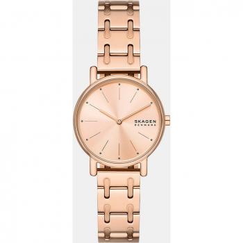 Orologio Skagen Signatur Lille Donna Acciaio Inossidabile Oro Rosa Quadrante Oro Rosa Quarzo SKW3125