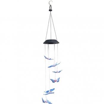 RGB Solar Butterfly Hanging Light