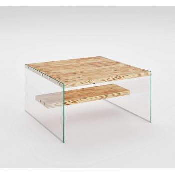Table Basse Carrée en Bois