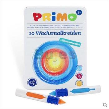 Crayon de cire Primo 10 couleurs avec couverture intelligente et facile à nettoyer