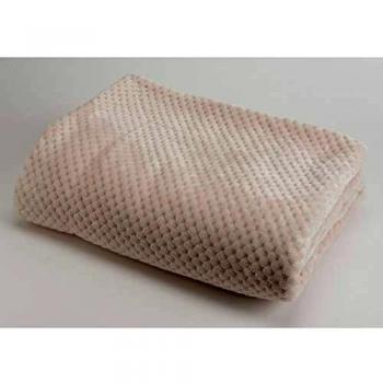 Plaid crème damier 130x170 Amadeus