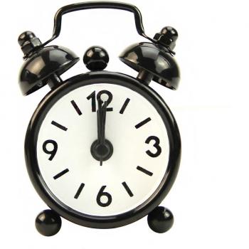 Mini Reloj Alarma de Metal