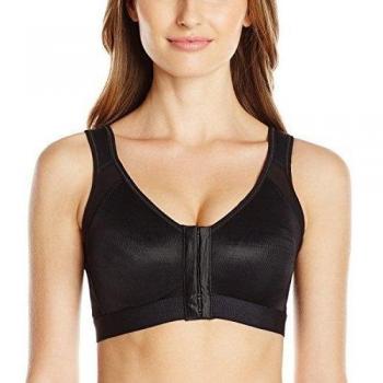 Plus‑Size Black Posture Correcting Bra for Maternity