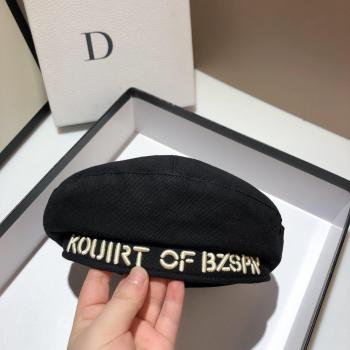 Béret octogonal confortable en coton pour femme, chapeau de peintre, style automnal